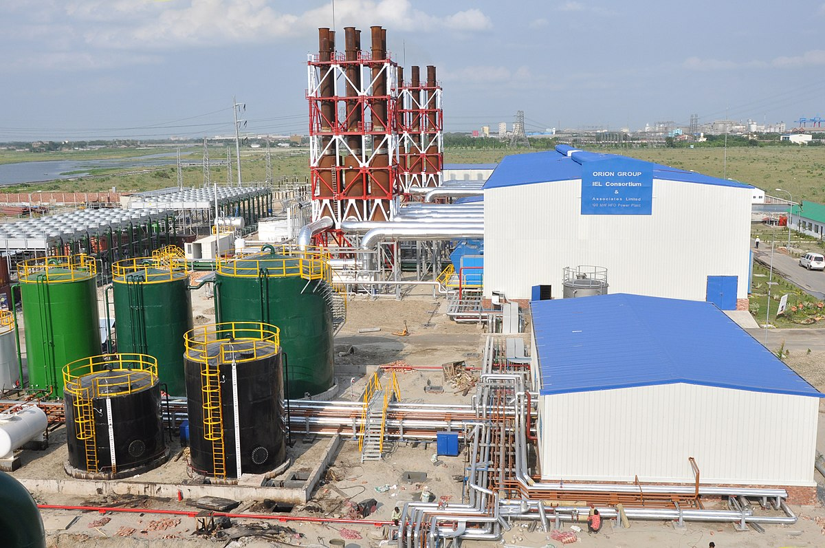 HFO Gas Engine Power Plant